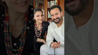 Soha Ali Khan with his brother saif Ali Khan 🥰❤️🌟 Cute  Brother and Sister Jodi#shorts #sohaalikhan