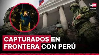 Ecuador: Ejército informó sobre la captura de dos “terroristas” en la frontera con Perú