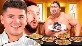 COCINANDO PARA EL LUCHADOR DE SUMO MÁS GRANDE DEL MUNDO (280 KG)