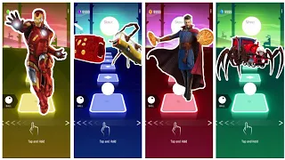 TILES HOP MUSIC 🎶 🎵 | AVENGERS 🆚 BUS EATER 🚌 🆚 DOCTOR STRANGE 🆚 CHO CHO CHARLES 🎶 | Who will first ❔