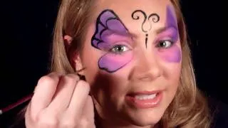 Butterfly Mask Face Painting Tutorial