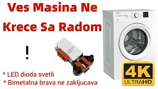 Masina Za Ves Ne Krece Sa Radom ( lampica trepti ) mTech - 4K video