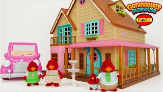 ¡Niños, aprendamos palabras comunes con Woodzeez Toy Dollhouse!