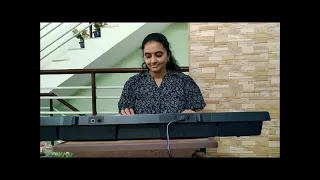 Aakaashave Beelali Mele | Kruthika | Keyboard cover | Nyayave Devaru | Dr. Rajkumar | B Saroja Devi