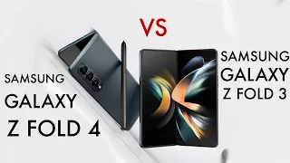 Samsung Galaxy Z Fold 4 Vs Samsung Galaxy Z Fold 3! (Quick Comparison)