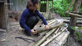 Free Bushcraft - Make Swing to Relax, Survival Alone in the Forest - OFF GRID LIVNG Ep23