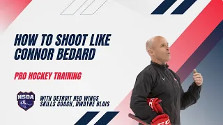 How to Shoot Like Connor Bedard: PRO HOCKEY TRAINING