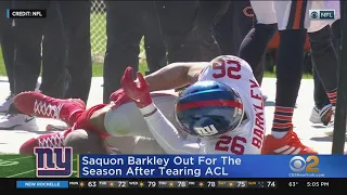 Saquon Barkley Out For Season With Torn ACL