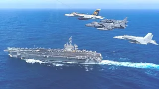 Houthi Tensions Increase! US AV-8B Harrier II Arrives in the Red Sea
