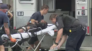 RAW: Three rushed to hospital after accidental shooting in NFAC militia staging area