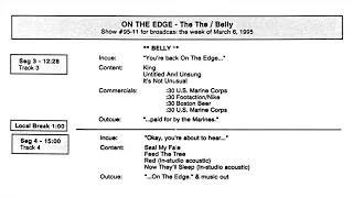 Belly – Red / Now They’ll Sleep (In-studio Acoustic, On The Edge 1995)