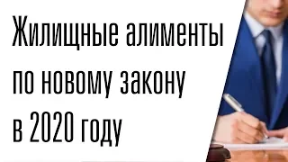 Жилищные алименты по новому закону в 2020 году / Алименты на жильё