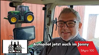 DIY RTK SAgro Lenksystem Einbau im John Deere 7430; Kinderleicht und tolle Performance