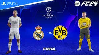 🎮EA SPORTS FC 24_⚽REAL MADRID vs BORUSSIA DORTMUND/🏆 CHAMPIONS LEAGUE FINAL