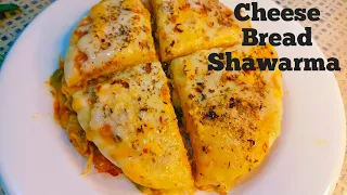Chicken Cheese Shawarma Recipe|Pizza Bread Sandwich By Tasty Food And Spice