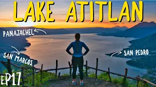 EP17 - LAKE ATITLAN | visiting THREE TOWNS around the lake (Panajachel, San Marcos, San Pedro)