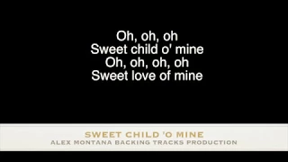 SWEET CHILD 'O MINE - HD KARAOKE - BOSSA NOVA (LOUNGE ) STYLE