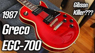 Greco EGC-700 Japanese Les Paul Custom Copy - Gibson Killer?