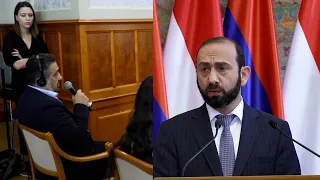 Ադրբեջանցի լրագրողի հարցը՝ Արարատ Միրզոյանին