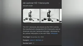 HZ1 Aerocycle 1954 [1st-Flight]