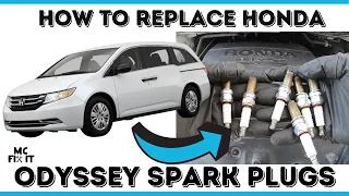 How to Replace Spark Plugs on a Honda Odyssey 2011 - 2017 (4rd Generation)