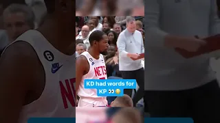 Kevin Durant trash talk Kristaps Porzingis 😮