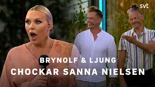 Brynolf & Ljung chockar Sanna Nielsen  | Allsång på Skansen 2021 | SVT