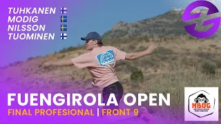 Fuengirola Open Disc Golf | Final | Hoyos 1-9 | Tuhkanen, Modig, Nilsson, Tuominen