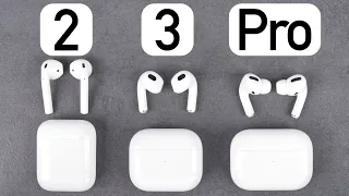 AirPods 2 vs AirPods 3 vs AirPods Pro - Vergleich | Die richtige Wahl treffen!