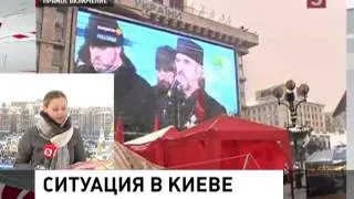 В Киеве политики и демонстранты взяли тайм-аут (10.12.2013)