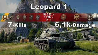 Leopard 1 - (6,1k-Damage 7-Kills) Canada (Тихий берег)