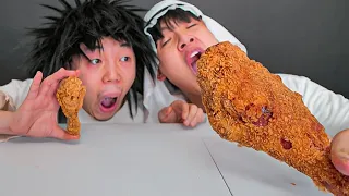 Mukbang Giant Chicken 직접 만든 대왕치킨 먹방