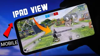 🔥 BGMI/PUBG IPAD VIEW IN ANDROID MOBILE 💯 % WORKING || ✅