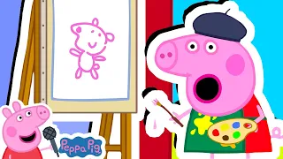 Oink Oink Peppa Song | Peppa's Art Exhibition 🎨 + More Nursery Rhymes & Kids Songs