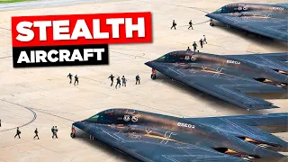 Top 10 STEALTH Aircraft in the World 2024: Disappearing Fighters You Can't See Coming