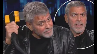 George Clooney forced to prove he can cut his own hair with a Flowbee