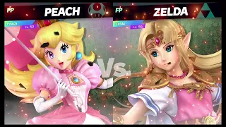 Super Smash Bros Ultimate Amiibo Fights   Request #2028 Peach vs Zelda