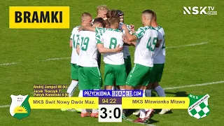 tv.nsk.pl [bramki] MKS Świt Nowy Dwór Maz - MKS Mławianka Mława 3:0 (2:0) 2024-05-03 16:00 3LIGA1-28