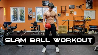 FOLLOW ALONG Slam Ball Interval Workout--JUST 10 MINUTES