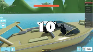 Getting the Golden Speed Boat in Sharkbite