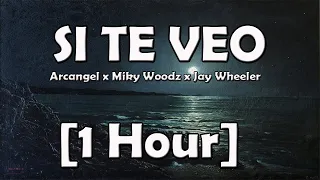Arcangel x Miky Woodz x Jay Wheeler - Si Te Veo (1 Hora + Letras)
