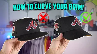 HOW TO CURVE THE BRIM ON YOUR HAT! (TUTORIAL) / WHERE TO BUY FITTED CAPS