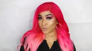 Water coloring Hair Pink Ft Tinashe Hair 613