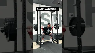 500 LBS SQUAT MISSED | POWERLIFTING MOTIVATION | #shorts #youtubeshorts