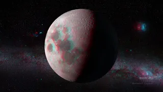 Rolling Moon (The Moon in 3D) - (Anaglyph 1920x1080) Noicca Films - Created by Marcelo Cagliolo