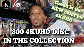 Closing in on 800 4K UHD DISC!  4K Collection Update #physicalmedia #bluray #4k