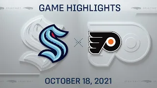 NHL Highlights | Kraken vs. Flyers - Oct. 18, 2021