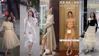 PHỐI ĐỒ OUTFITS CÔNG CHÚA TRẺ TRUNG SANG CHẢNH CỦA GIỚI TRẺ TRUNG QUỐC | TIKTOK DOUYIN