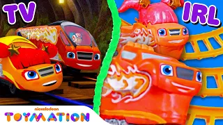 Blaze & Sparkle Transform Into Trains! 🚅 | Blaze and the Monster Machines Toys | Toymation