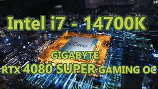 Intel - 14700K + RTX GIGABYTE 4080 SUPER GAMING OC. Собрал мощный ПК для монтажа и игр.